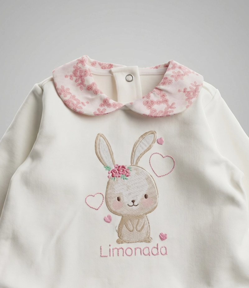 CONJUNTO RECIEN NACIDA CONEJO  L13221270278 CORAL LIMONADA - 4