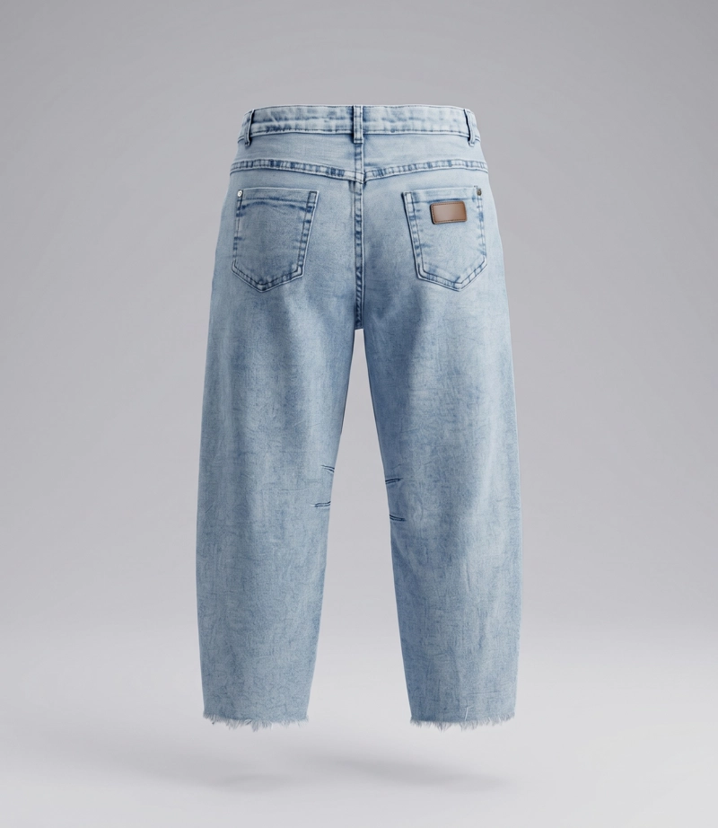 JEANS NIÑA BALOON L11111270574 DENIM CELESTE LIMONADA - 2