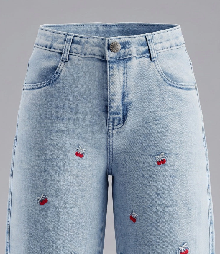 JEANS NIÑA BALOON L11111270574 DENIM CELESTE LIMONADA - 3