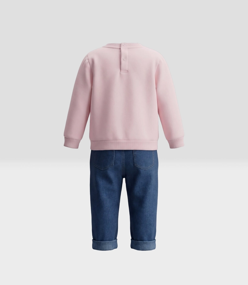 CONJUNTO RECIEN NACIDA  L13221270702 ROSADO LIMONADA - 3