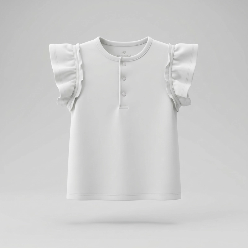 POLERA MANGA CORTA BEBE CHERRY L12021270103 CRUDO LIMONADA - 3