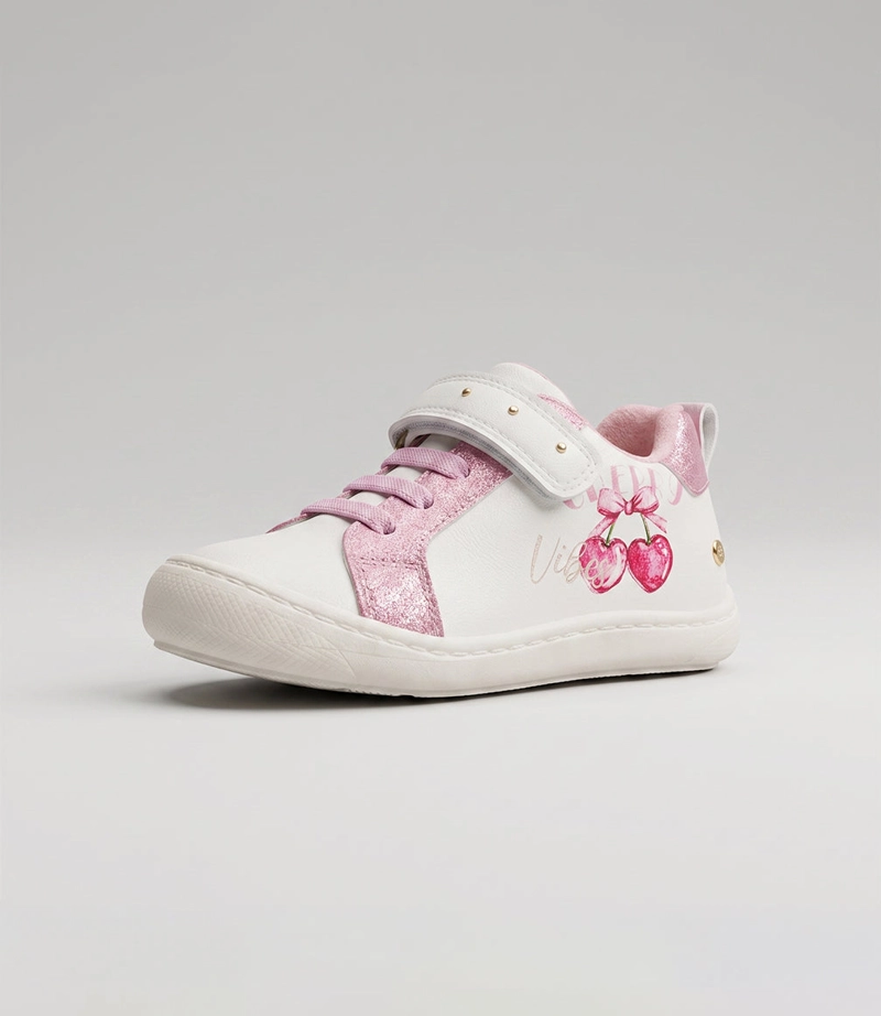 ZAPATILLA BEBE CON CHERRY L45391270803 CRUDO LIMONADA - 2