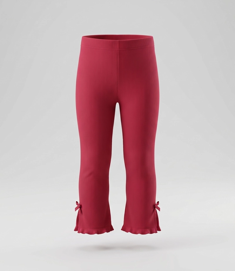 CALZA BEBE FLARE ACANALADA L12721270488 FRAMBUESA LIMONADA - 5