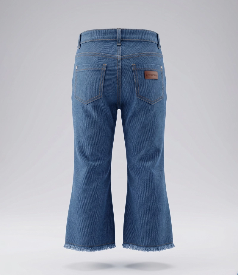 JEANS BEBE ACAMPANADO L12111270109 DENIM AZUL LIMONADA - 3