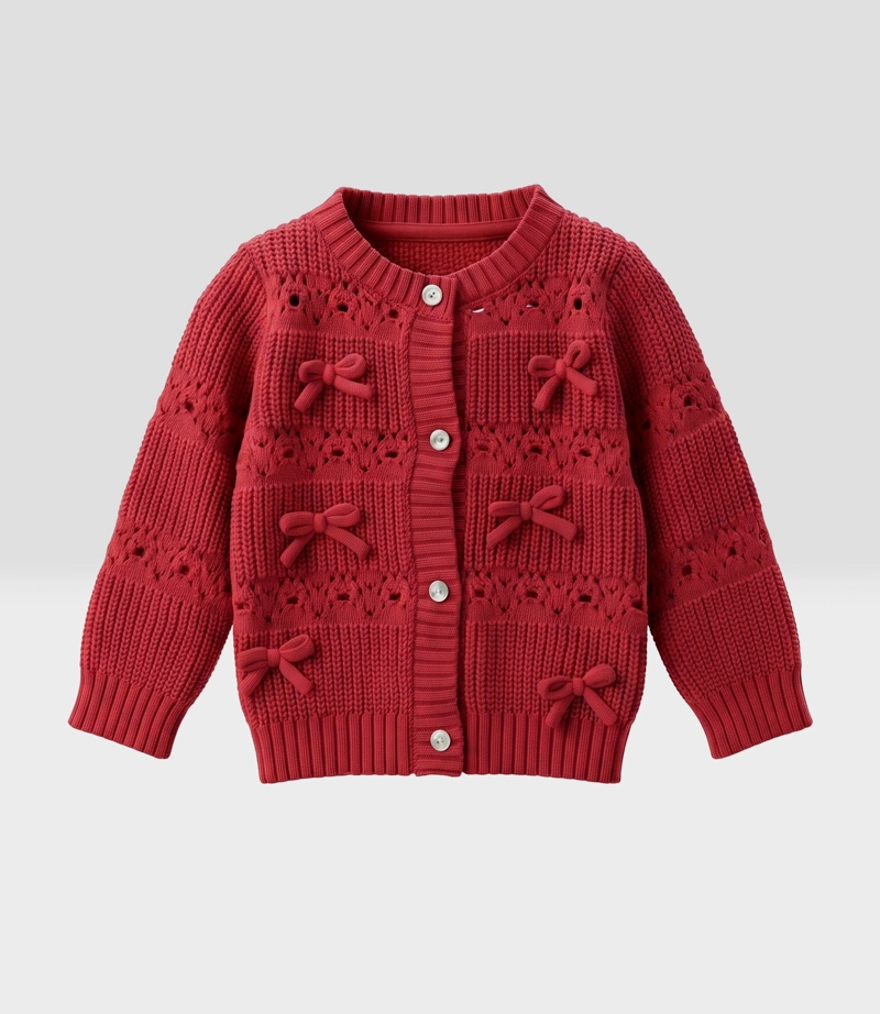 CHALECO BEBE CARDIGAN  L12061270288 FRAMBUESA LIMONADA - 3