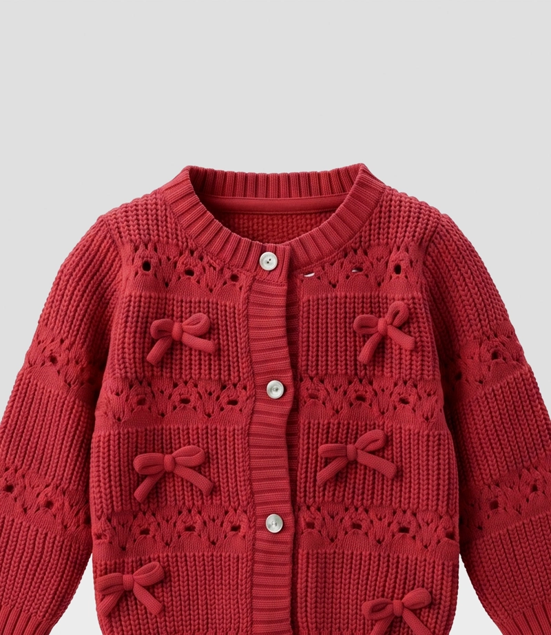 CHALECO BEBE CARDIGAN  L12061270288 FRAMBUESA LIMONADA - 5