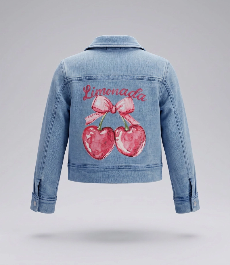 CHAQUETA NIÑA CHERRY L11071270474 DENIM CELESTE LIMONADA - 4