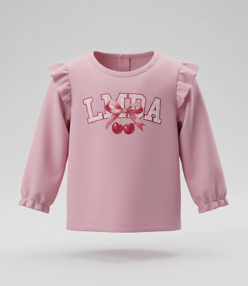 POLERA MANGA LARGA BEBE CHERRY L12011270402 ROSADO LIMONADA - 2