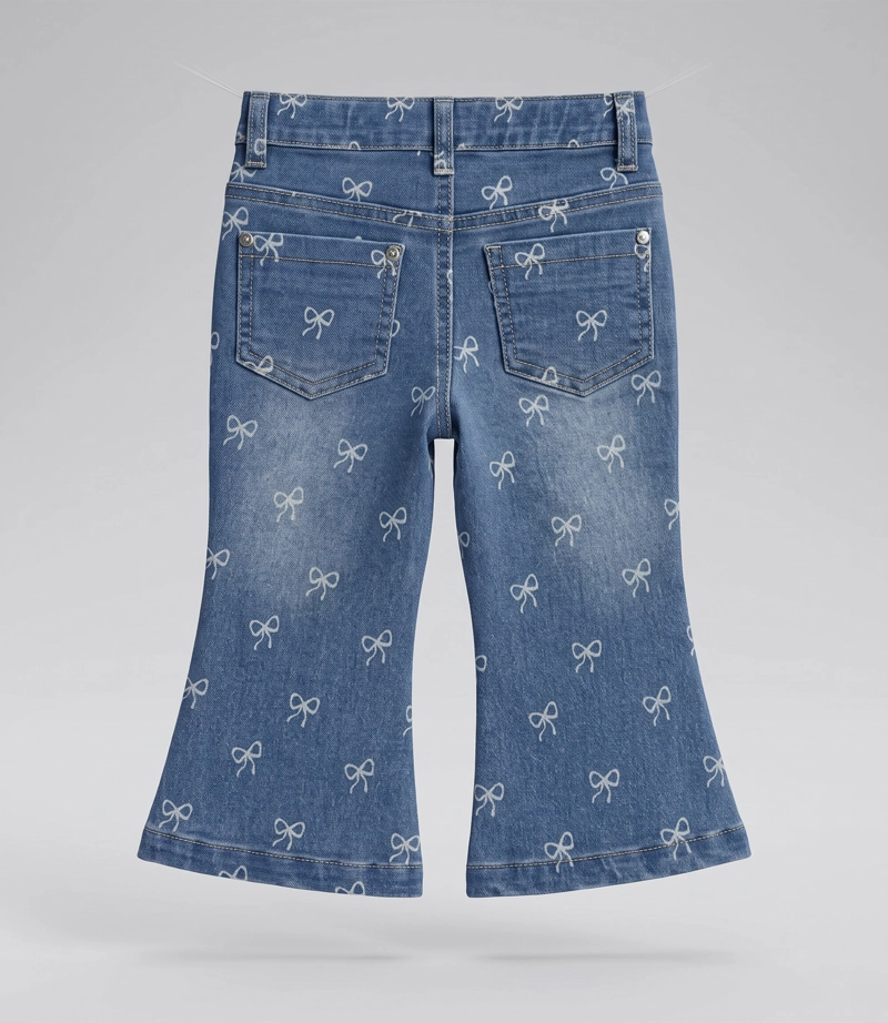 JEANS BEBE FLARE  L12111270674 DENIM CELESTE LIMONADA - 2