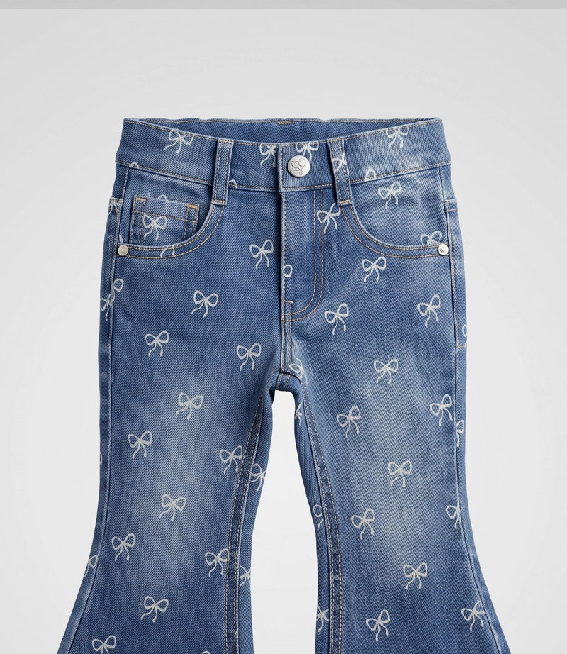 JEANS BEBE FLARE  L12111270674 DENIM CELESTE LIMONADA - 3