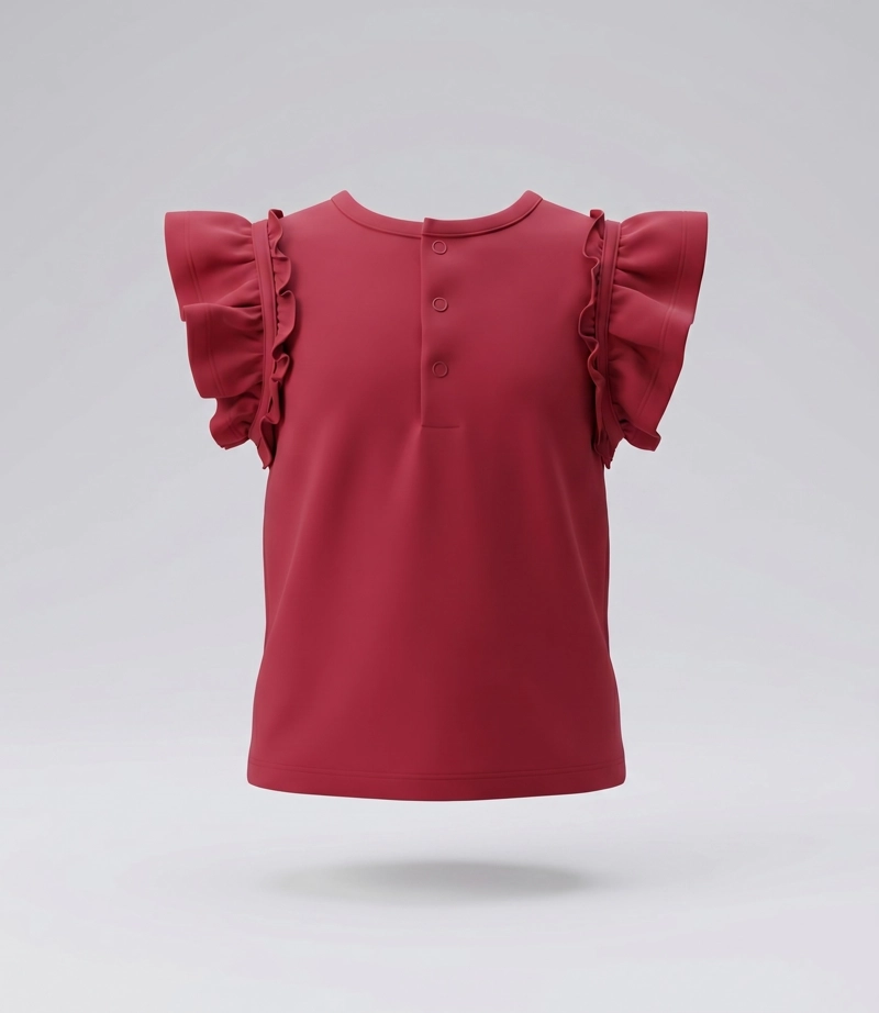 POLERA MANGA CORTA BEBE  L12021270188 FRAMBUESA LIMONADA - 3
