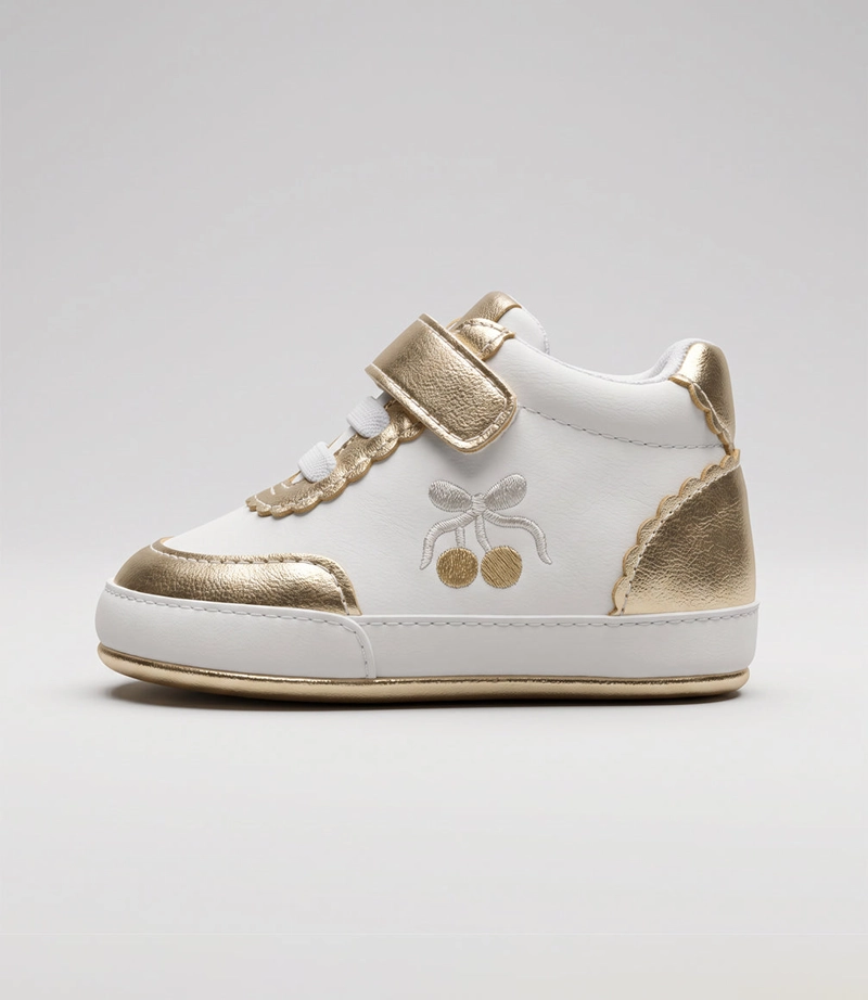 ZAPATILLA RECIEN NACIDA BRILLOS L43391270389 DORADO LIMONADA - 2