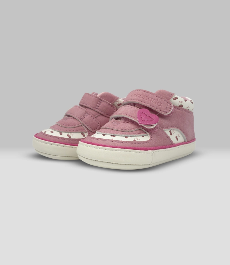 ZAPATILLA RECIEN NACIDA CHERRY  L43391270402 ROSADO LIMONADA - 1