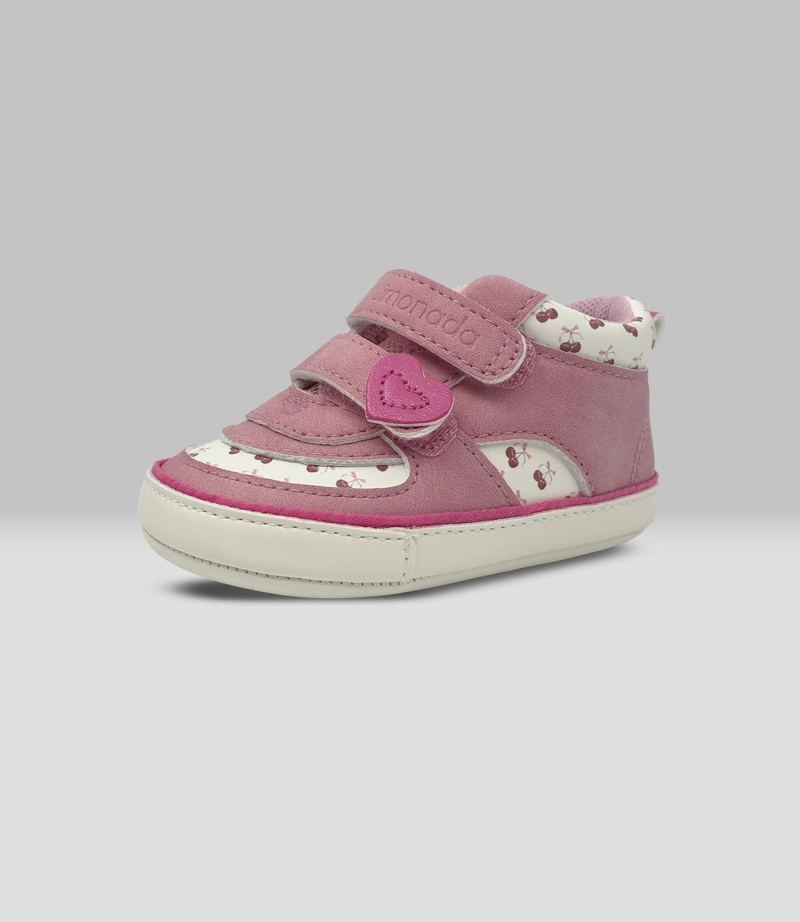 ZAPATILLA RECIEN NACIDA CHERRY  L43391270402 ROSADO LIMONADA - 2