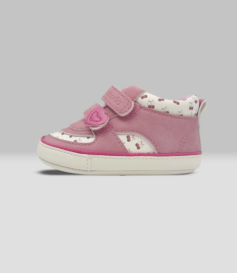 ZAPATILLA RECIEN NACIDA CHERRY  L43391270402 ROSADO LIMONADA - 3