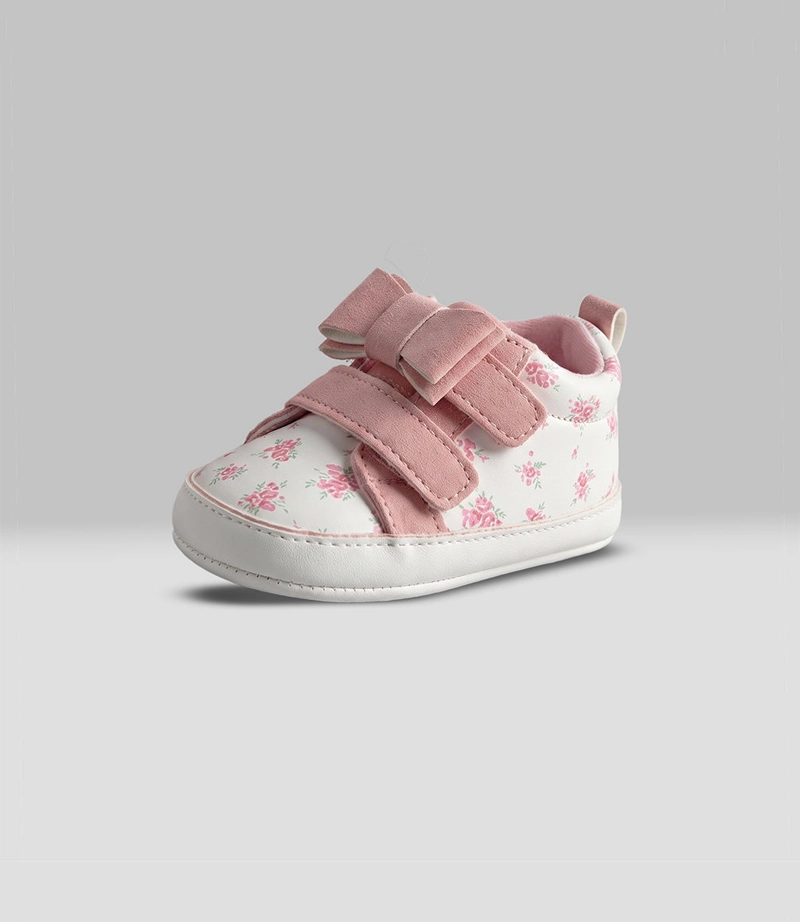 ZAPATILLA RECIEN NACIDA FLORES L43391270202 ROSADO LIMONADA - 4