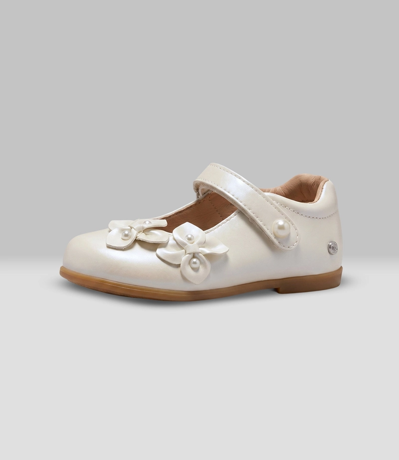 BALLERINA BEBE CON FLORES L45401270103 CRUDO LIMONADA - 3