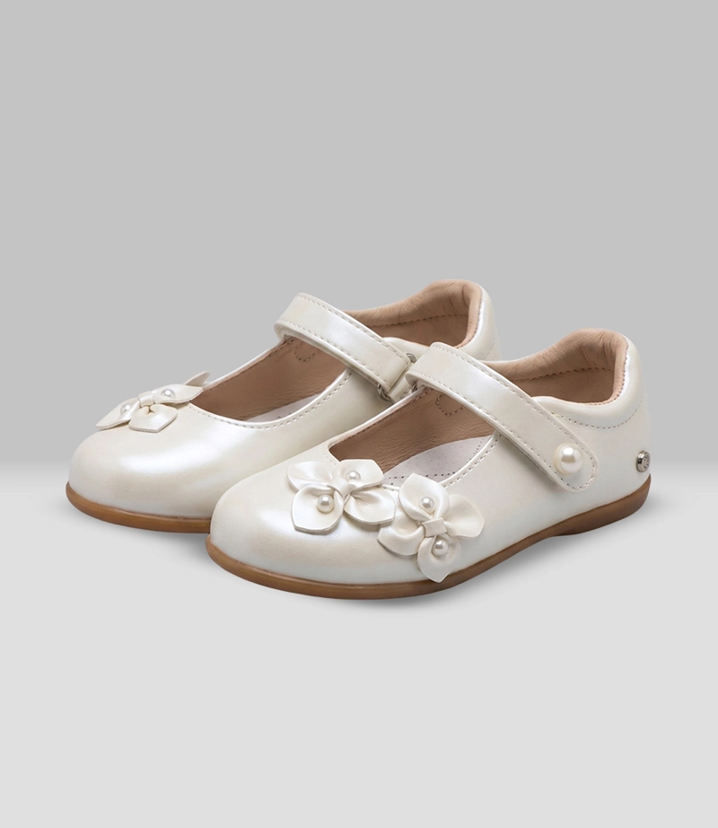 BALLERINA BEBE CON FLORES L45401270103 CRUDO LIMONADA - 4
