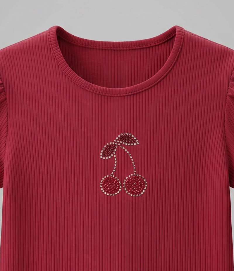 POLERA MANGA CORTA NIÑA  L11021270288 FRAMBUESA LIMONADA - 4