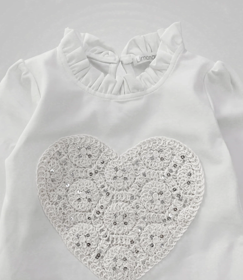 POLERA MANGA LARGA BEBE CORAZON L12011270203 CRUDO LIMONADA - 4