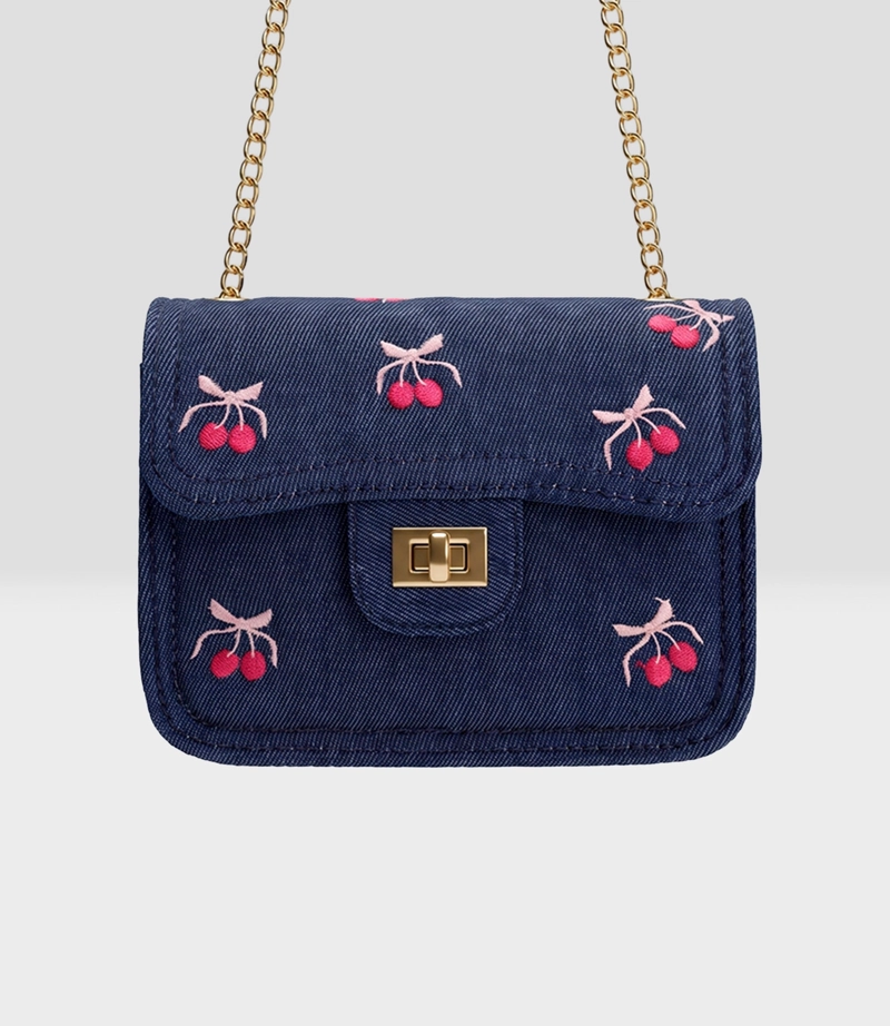 CARTERA NIÑA  L91671270609 DENIM AZUL LIMONADA - 1