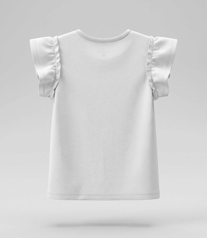 POLERA MANGA CORTA NIÑA CHERRY L11021270103 CRUDO LIMONADA - 4