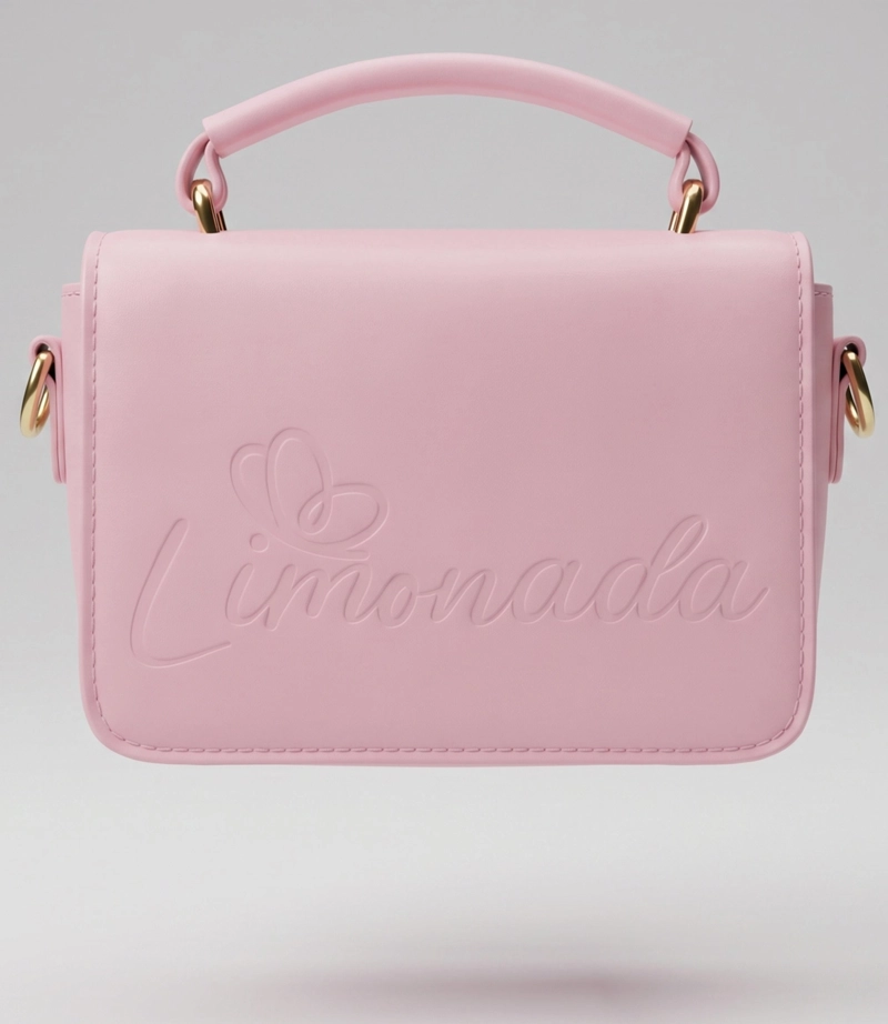 CARTERA NIÑA CON LAZO L91671270399 ROSADA LIMONADA - 3