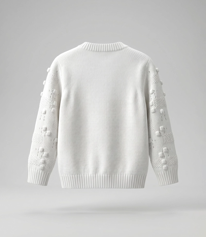 CHALECO BEBE CARDIGAN  L12061270103 CRUDO LIMONADA - 3
