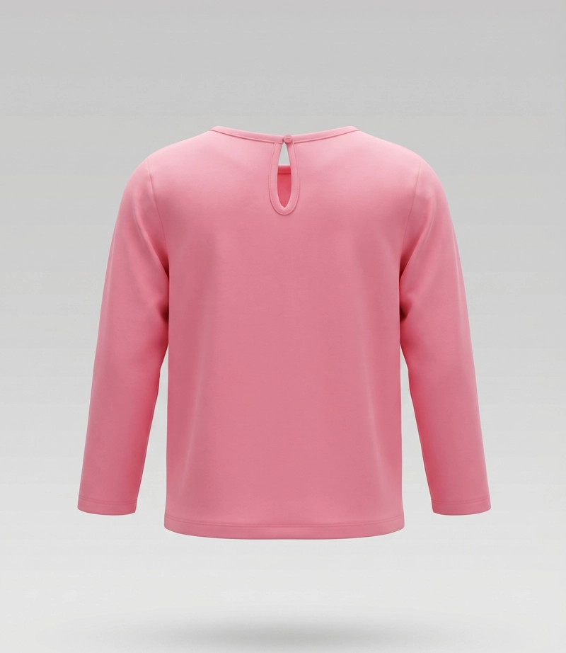 POLERA MANGA LARGA NIÑA  L11011270178 CORAL LIMONADA - 3