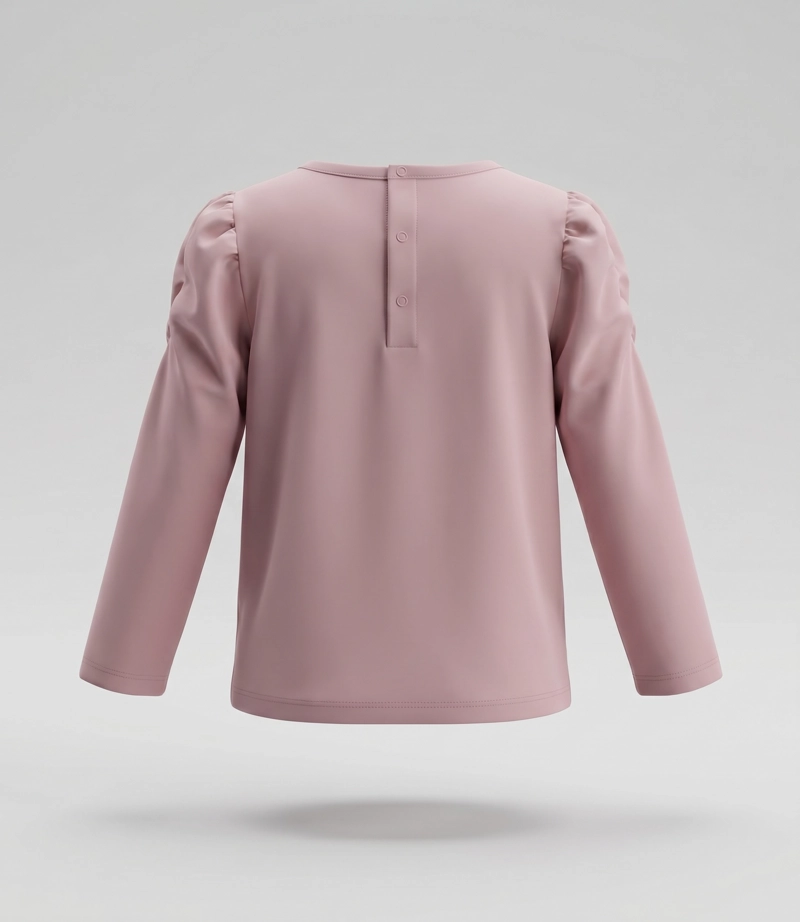 POLERA MANGA LARGA BEBE  L12011270602 ROSADO LIMONADA - 3