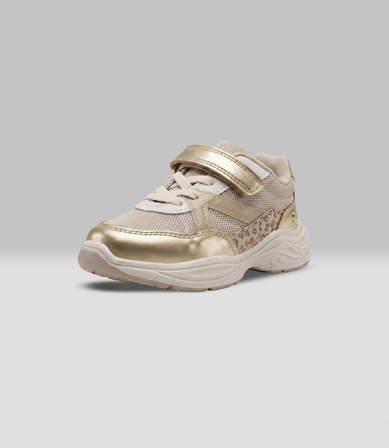 ZAPATILLA BEBE ANIMAL PRINT L45391270589 DORADO LIMONADA - 4