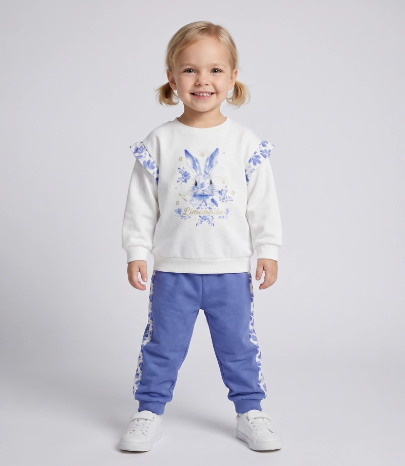 BUZO BEBE CON CONEJO L12191270159 AZUL MARINO LIMONADA - 1