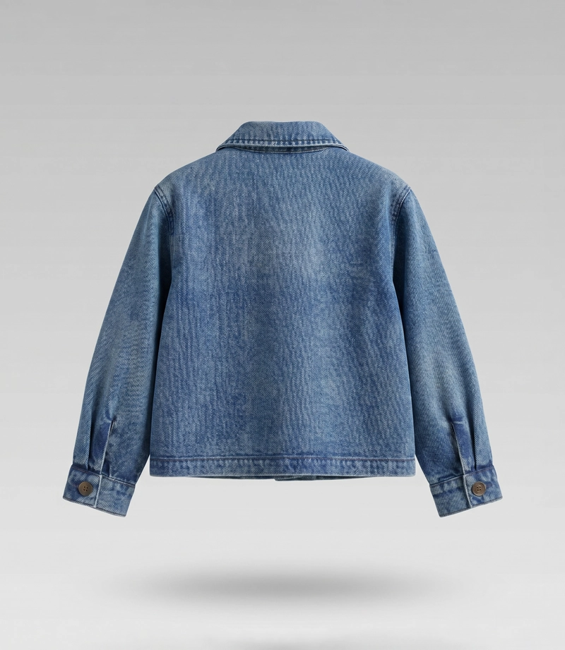 CHAQUETA NIÑA DE DENIM L11071270109 DENIM AZUL LIMONADA - 3