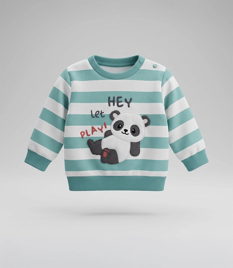 BUZO RECIEN NACIDO CON PANDA V13191270276 MENTA 4 KIDS - 1