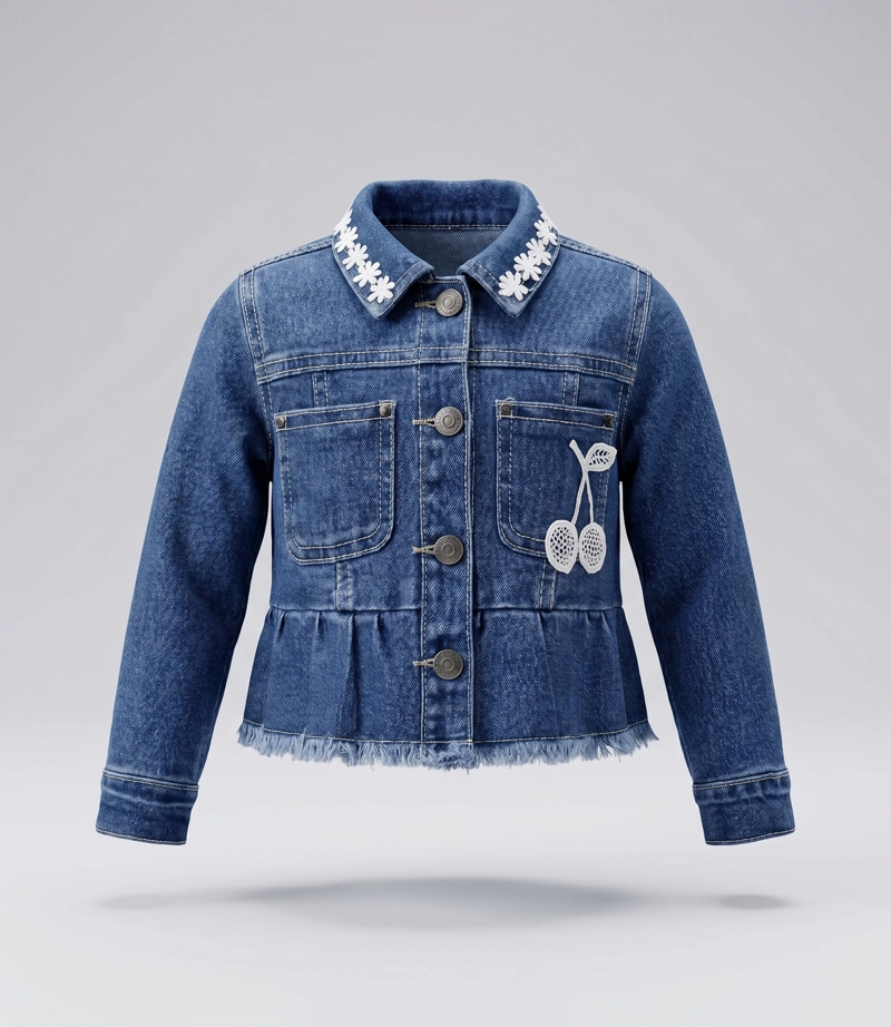 CHAQUETA BEBE  L12071270409 DENIM AZUL LIMONADA - 2