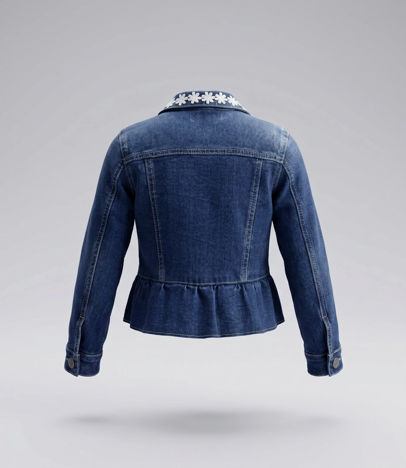 CHAQUETA BEBE  L12071270409 DENIM AZUL LIMONADA - 3