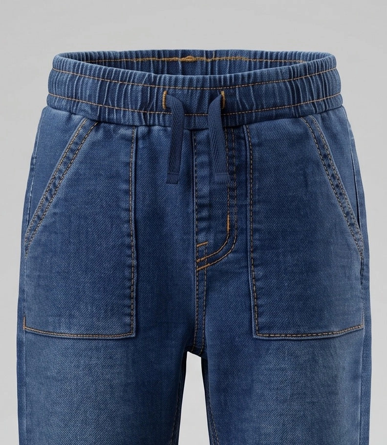 JEANS BEBE BAGGY B12111270209 DENIM AZUL BLACK AND BLUE - 3