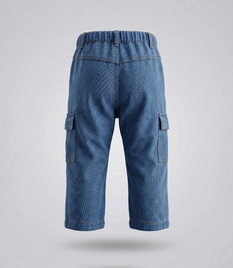 JEANS BEBE CARGO B12111270109 DENIM AZUL BLACK AND BLUE - 2