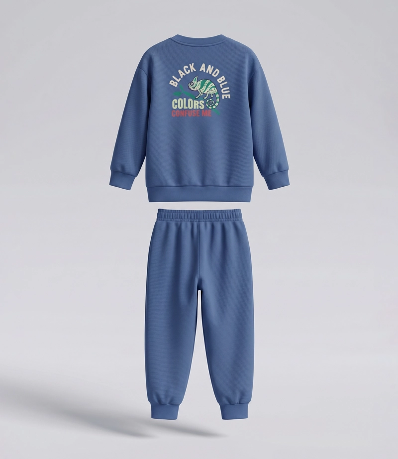 BUZO NIÑO CON CAMALEON B11191270258 AZUL BLACK AND BLUE - 2