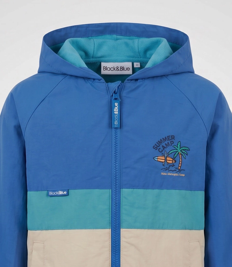 CHAQUETA BEBE SUMMER FUN B12071270358 AZUL BLACK AND BLUE - 4