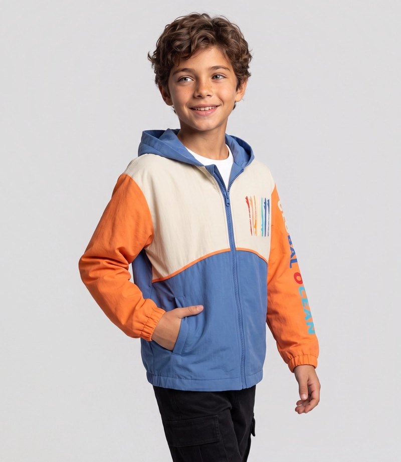 CHAQUETA NIÑO COLOR  B11071270367 NARANJO BLACK AND BLUE - 1