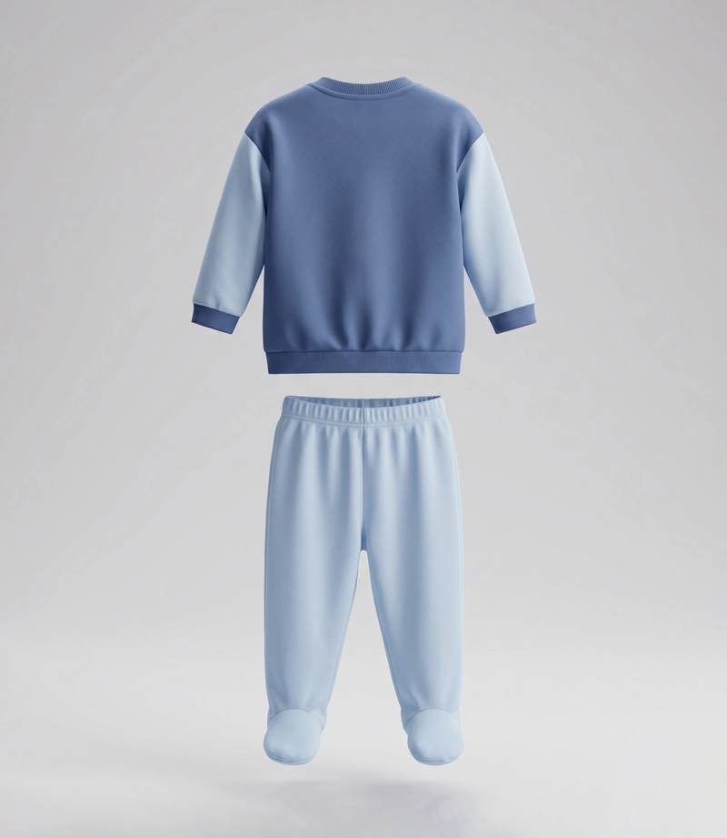 BUZO RECIEN NACIDO  B13191270161 CELESTE BLACK AND BLUE - 3