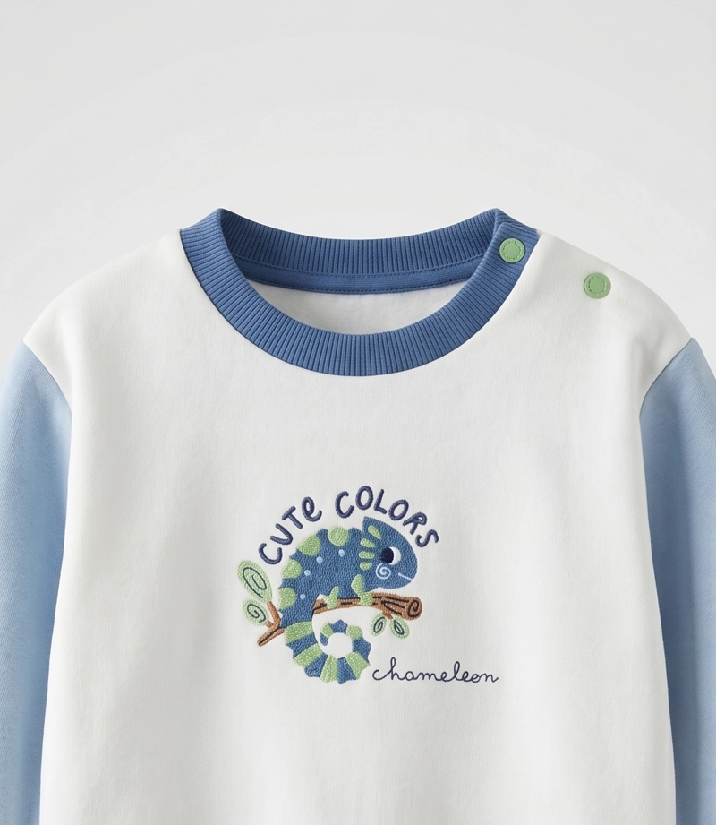 BUZO RECIEN NACIDO  B13191270161 CELESTE BLACK AND BLUE - 4