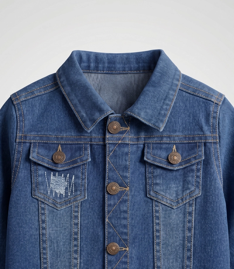CHAQUETA NIÑO  B11071270109 DENIM AZUL BLACK AND BLUE - 5