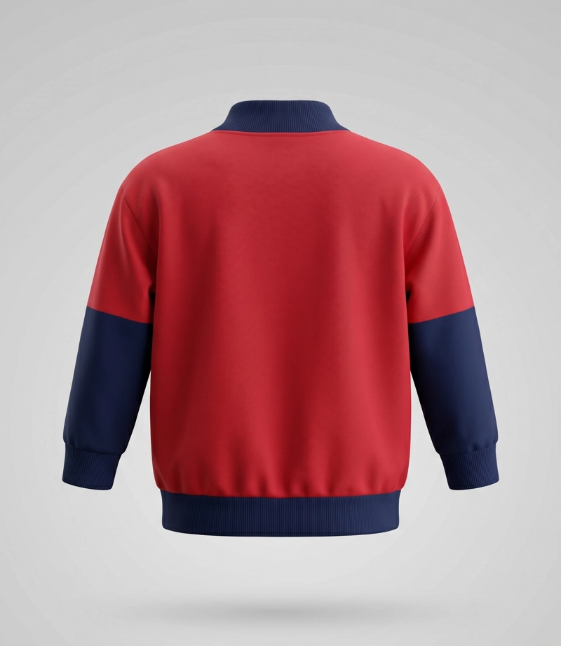 POLERON NIÑO CON CUELLO B11091270268 ROJO BLACK AND BLUE - 2