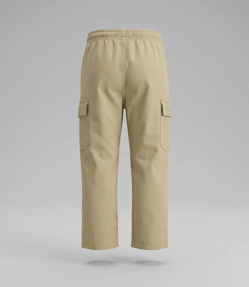 PANTALON NIÑO CARGO B11121270226 BEIGE BLACK AND BLUE - 2