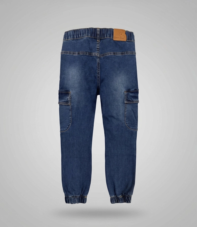 JEANS NIÑO JOGGER B11111270309 DENIM AZUL BLACK AND BLUE - 2
