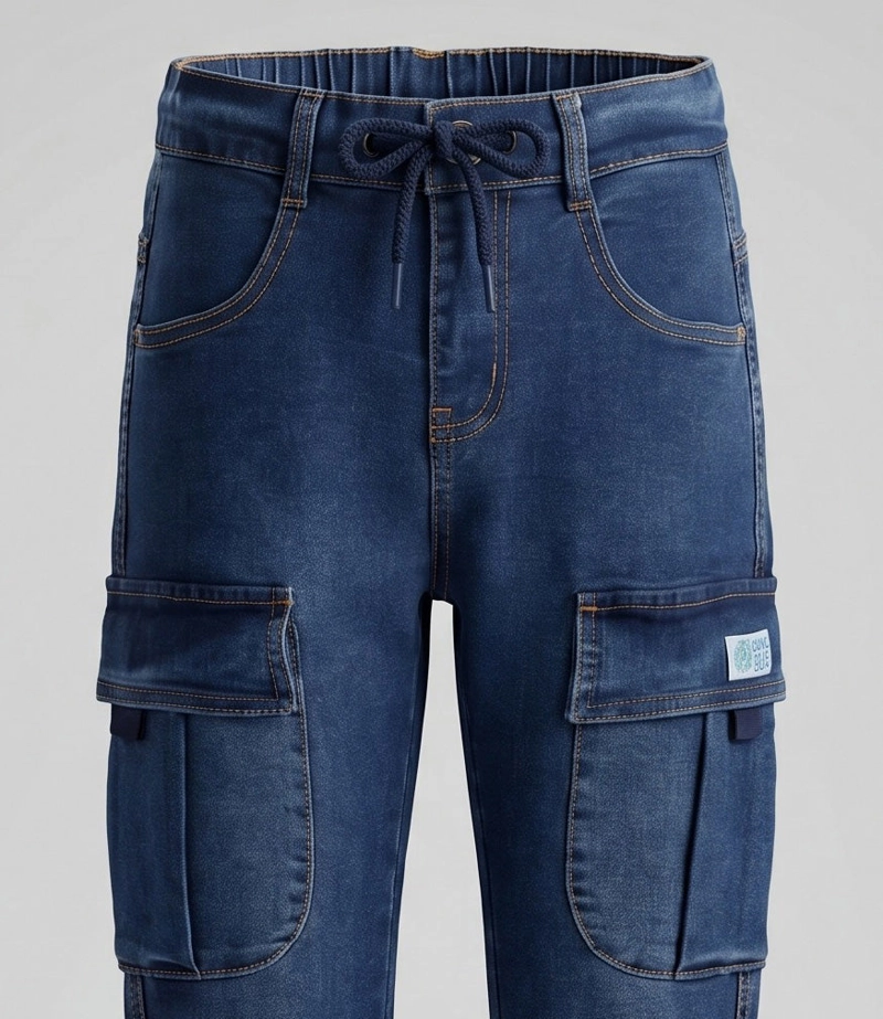 JEANS NIÑO JOGGER B11111270309 DENIM AZUL BLACK AND BLUE - 3