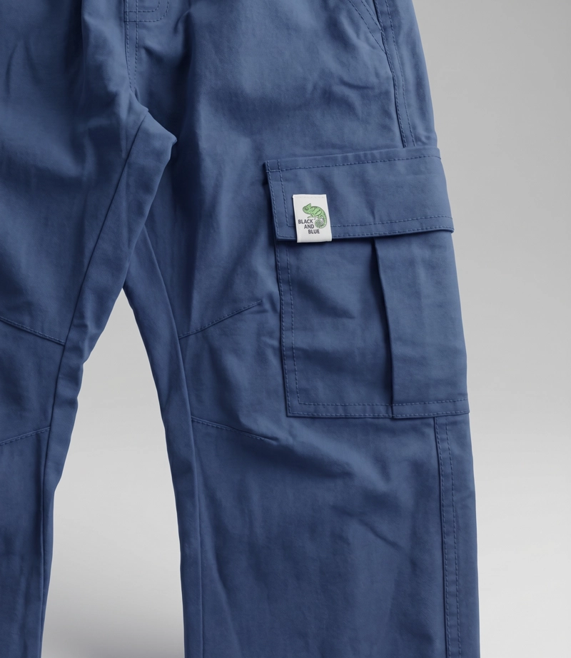 PANTALON NIÑO JOGGER B11121270158 AZUL BLACK AND BLUE - 3