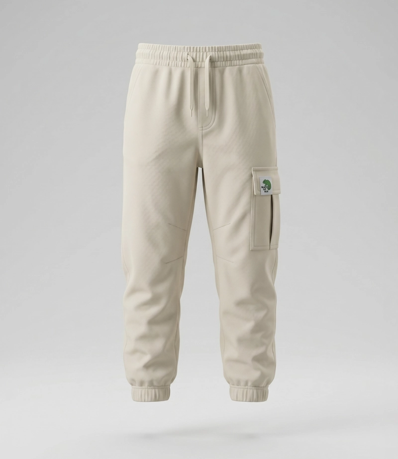 PANTALON NIÑO JOGGER B11121270126 BEIGE BLACK AND BLUE - 1